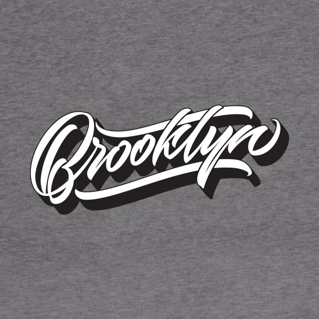 Brooklyn hand made original lettering by Already Original